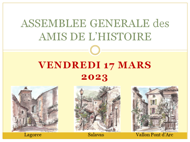 INVITATION à l’ASSEMBLEE GENERALE
