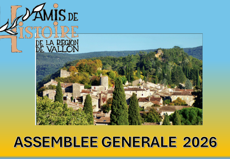 VENDREDI 10 AVRIL :  ASSEMBLEE GENERALE 2026