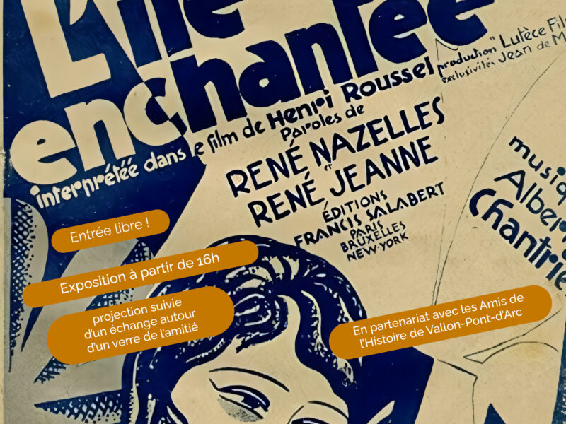 19 juin 2026 :projection du film « l&rsquo;Ile enchantée »